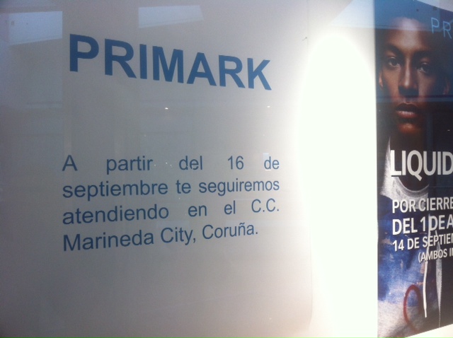 primark letrero